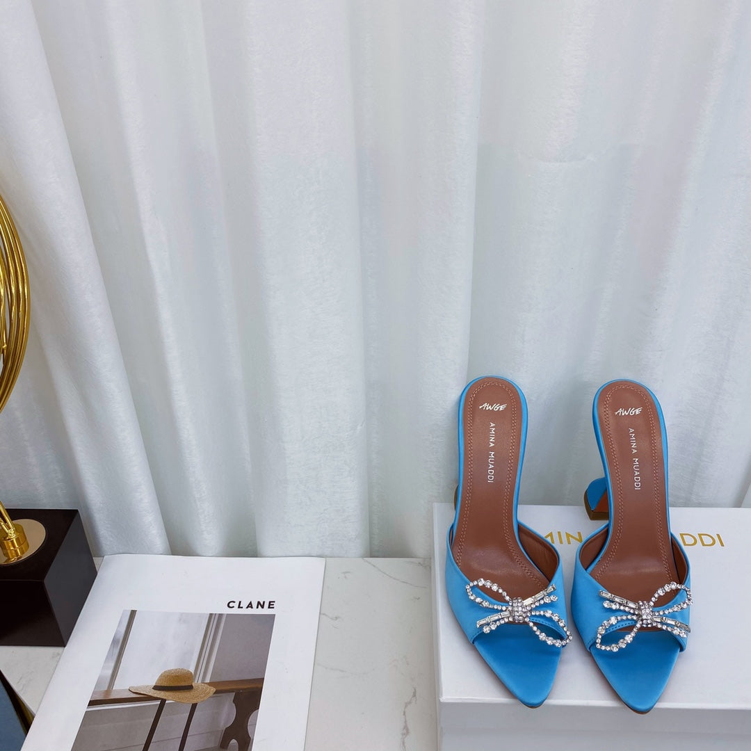 Ami* Muad* Pointed Toe Rhinestone Pumps