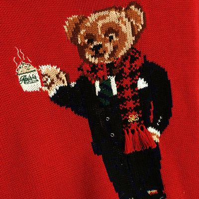 Ralph Lauren* Bear jacquard sweater