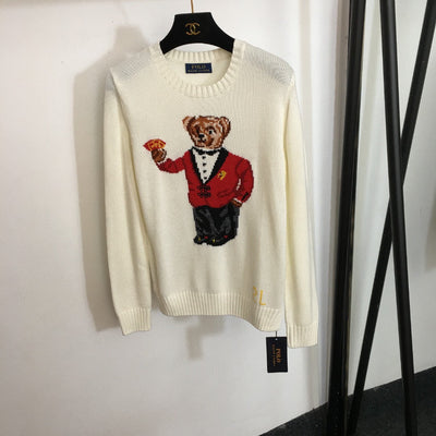 Ralph Lauren* Bear jacquard sweater