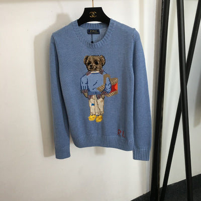 Ralph Lauren* Bear jacquard sweater