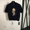 Ralph Lauren* Bear Embroidered Short Sleeve Sweater