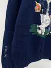 Ralph Laur* bear embroidered sweater