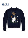 Ralph Laur* bear embroidered sweater