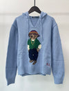 Ralph Laur* bear embroidered sweater