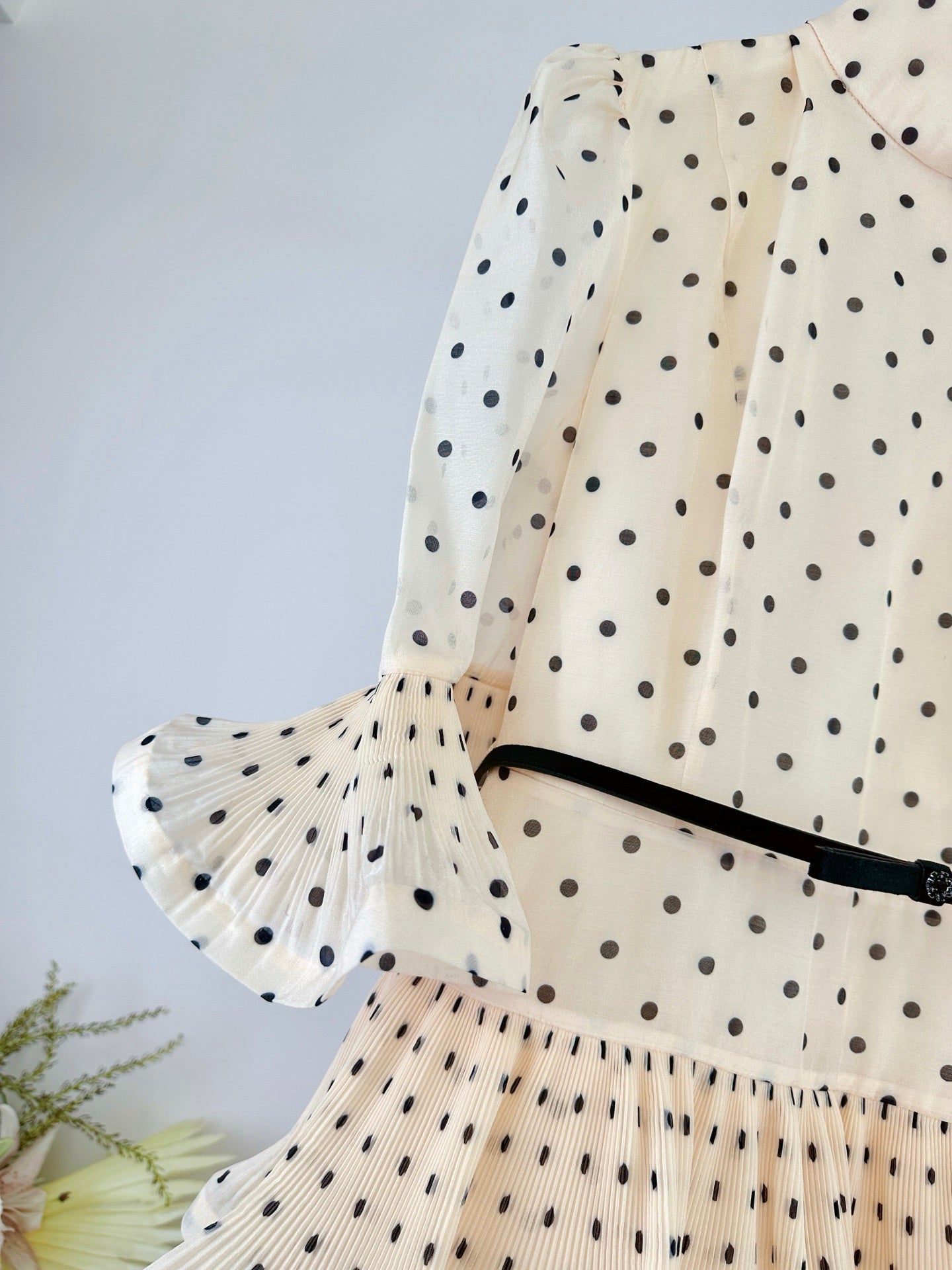 ZIM* Pleated Tiered Dress