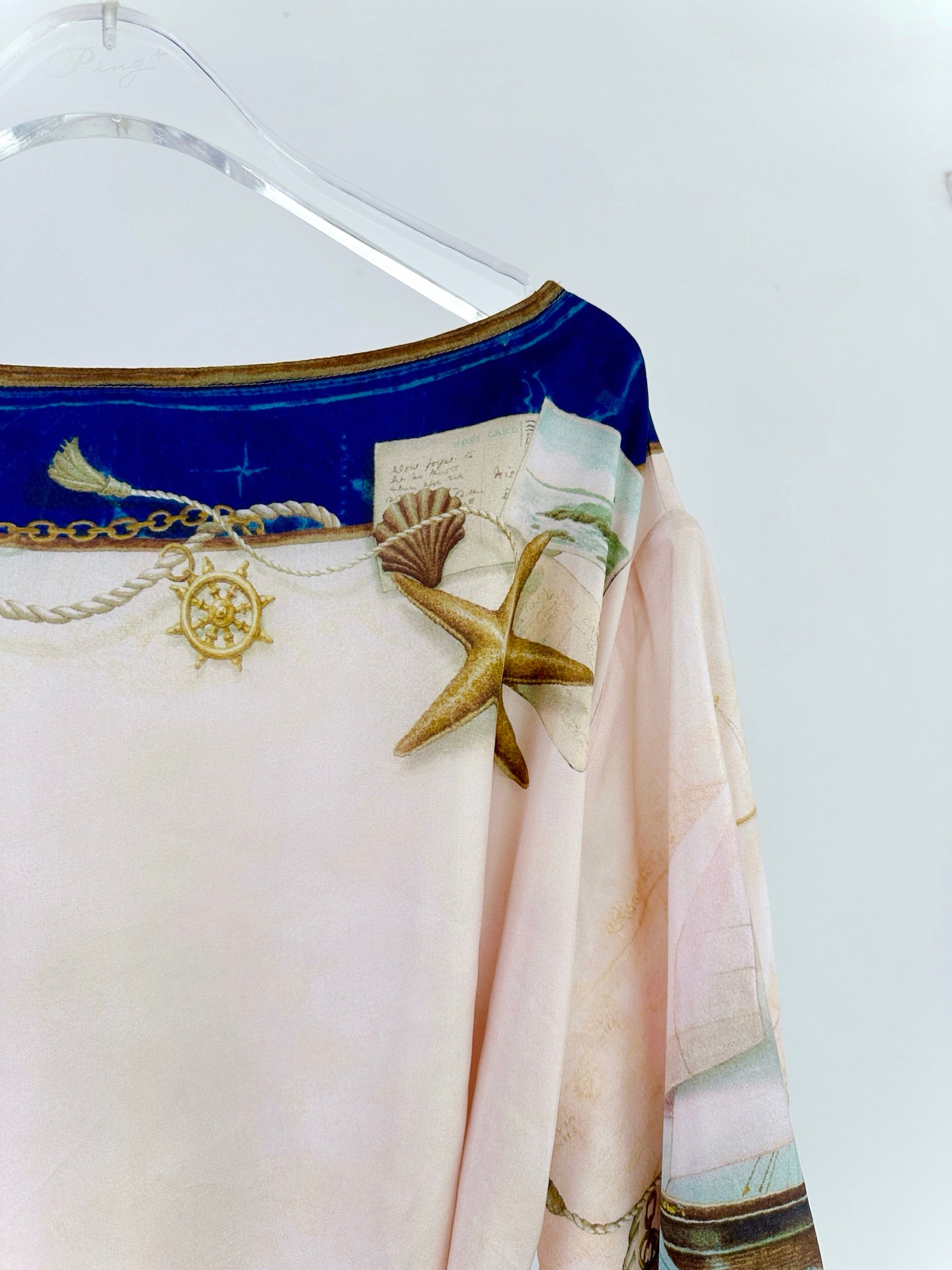 ZIM* Silk Loose-Fit Long-Sleeve Mini Dress