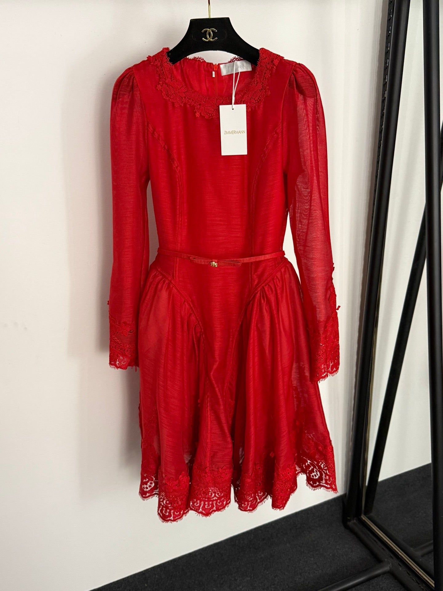 ZIM* Similar patchwork bow waist dress