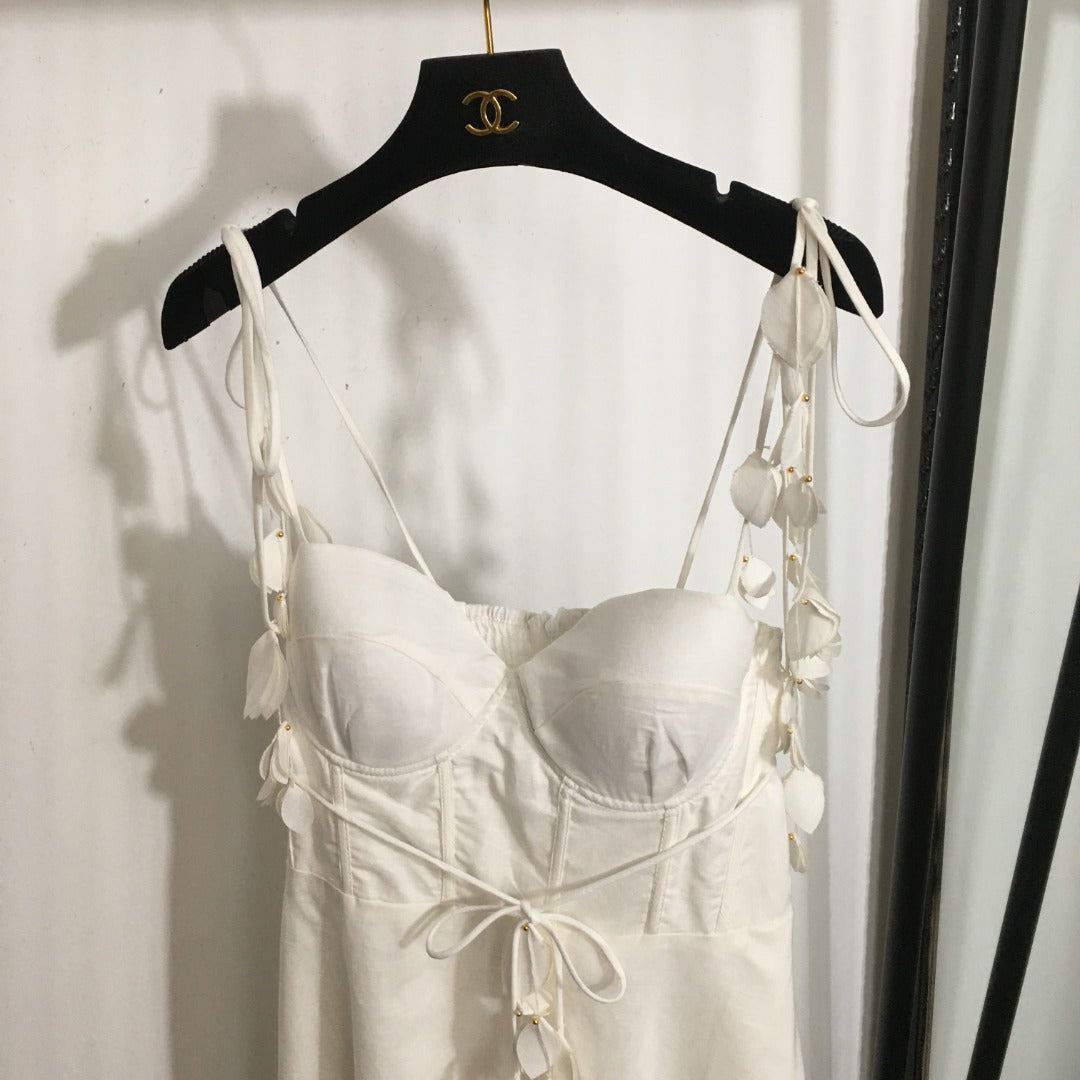 ZIM* Petal Strapless Slip Dress