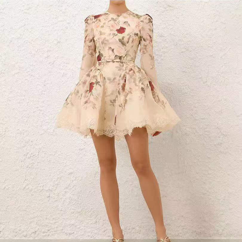 ZIM* Colorful Rose Flower Dress