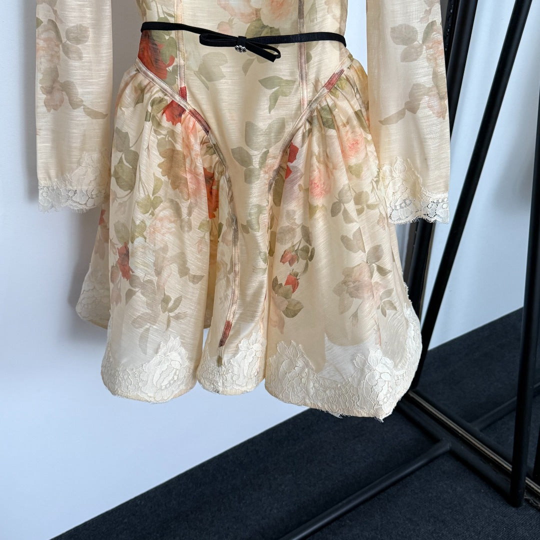ZIM* Colorful Rose Flower Dress