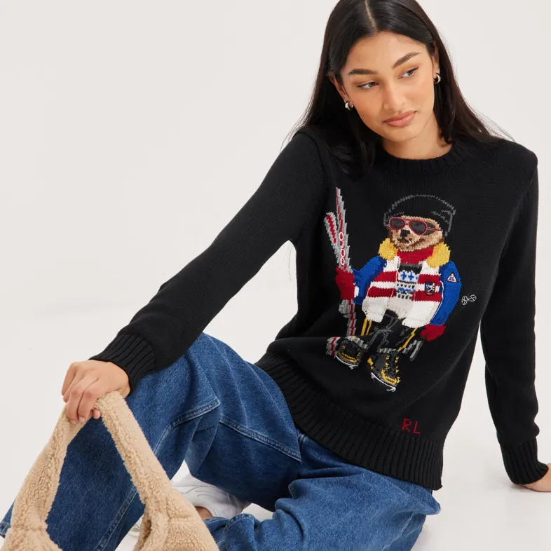 Ralph Lauren* Bear jacquard sweater