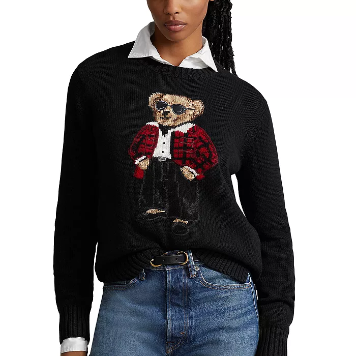 Ralph Lauren* Bear jacquard sweater