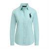 Ralph Laur* Large Embroidery Slim Fit Oxford Shirt