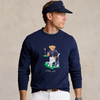 Ralph Laur* Bear Crewneck Sweatshirt(Velvet)