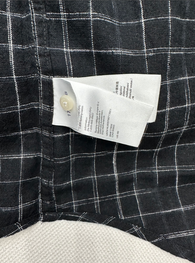 Tommy Hilfiger Linen Plaid Long Sleeve Shirt