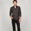 Tommy Hilfiger Linen Plaid Long Sleeve Shirt