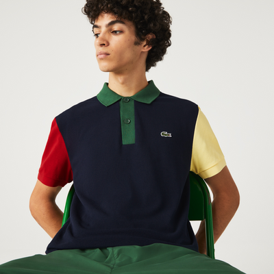 Lacost* Color Block POLO Shirt