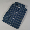 Lacost* cotton check long-sleeved shirt