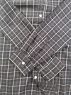 Lacost* cotton check long-sleeved shirt