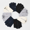 POLO stand collar cotton pullover