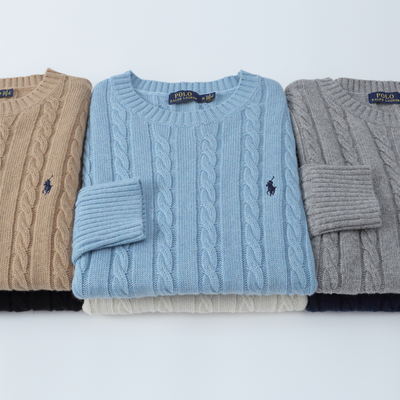 Ralph Laur* Crew Neck (Wool) Sweater