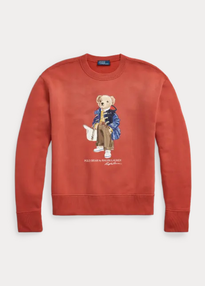 Ralph Lauren* Bear Crewneck Sweatshirt (Velvet)