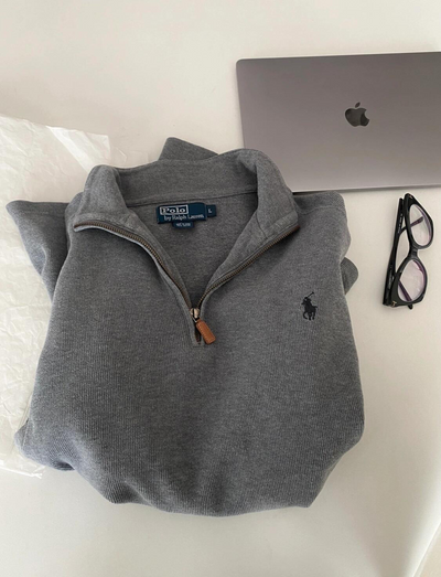 Ralph Lauren* Quarter Zip Sweatshirt （Cotton）