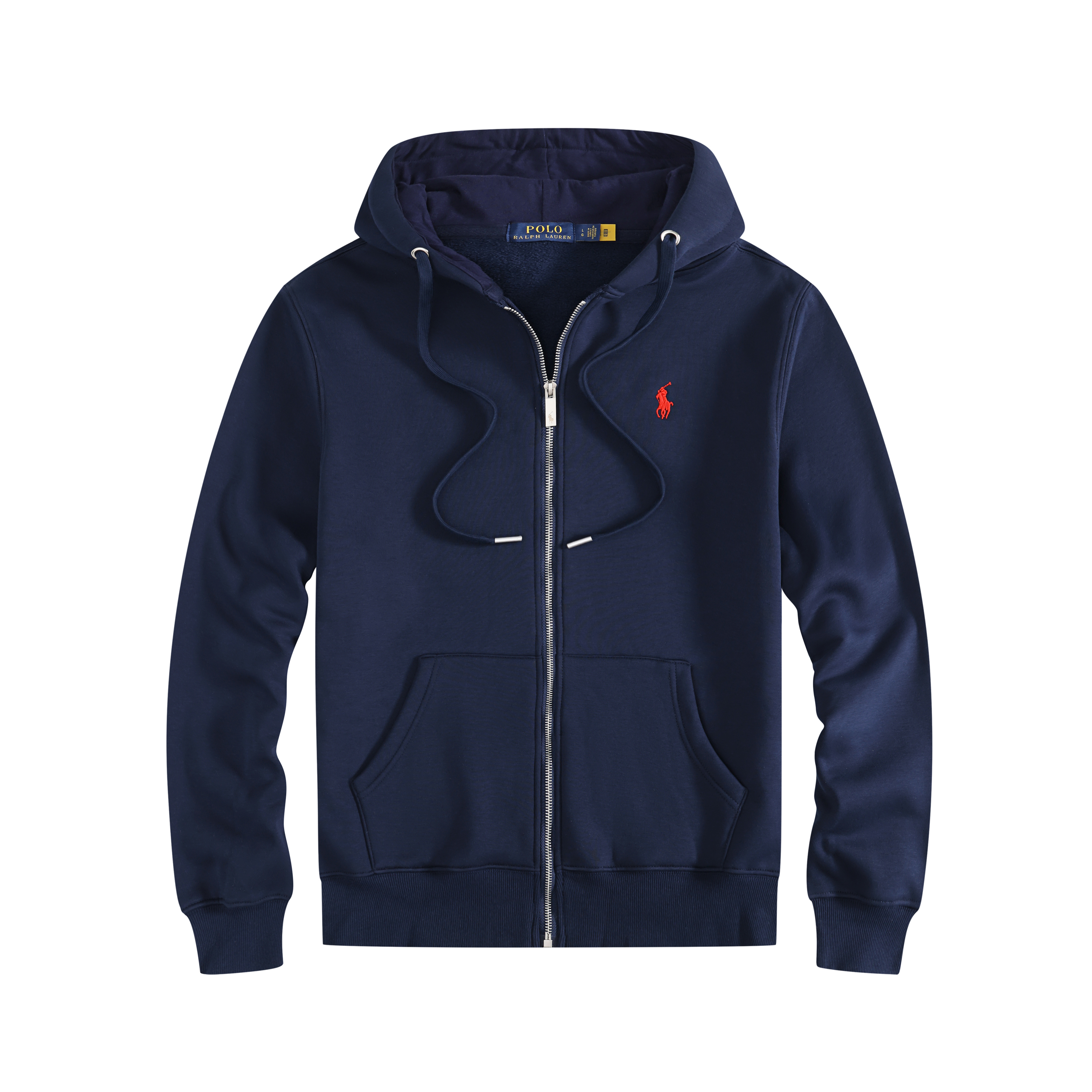 Ralph Laur* Cotton Zip-Up Hooded Cardigan (Plush)