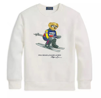 Ralph Laur* Bear Crewneck Sweatshirt