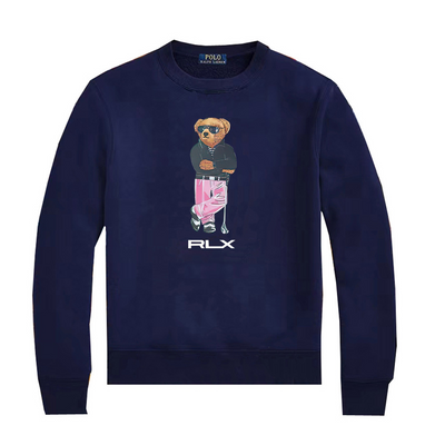 Ralph Laur* Bear Crewneck Sweatshirt