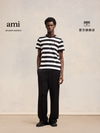 AM* Striped Crew Neck Short Sleeve T-Shirt