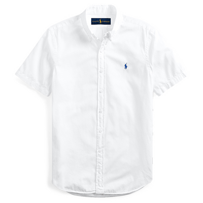 polo cotton Oxford short sleeve shirt