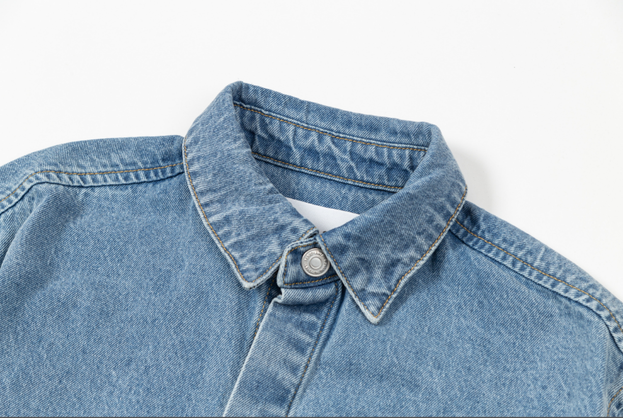 AM* Cropped denim jacket