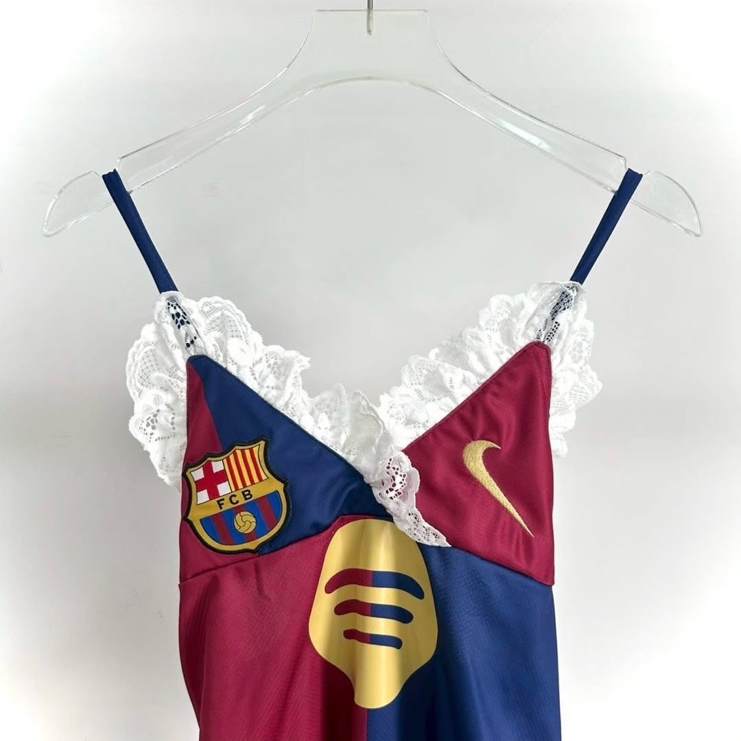 Barcelona suspenders jersey
