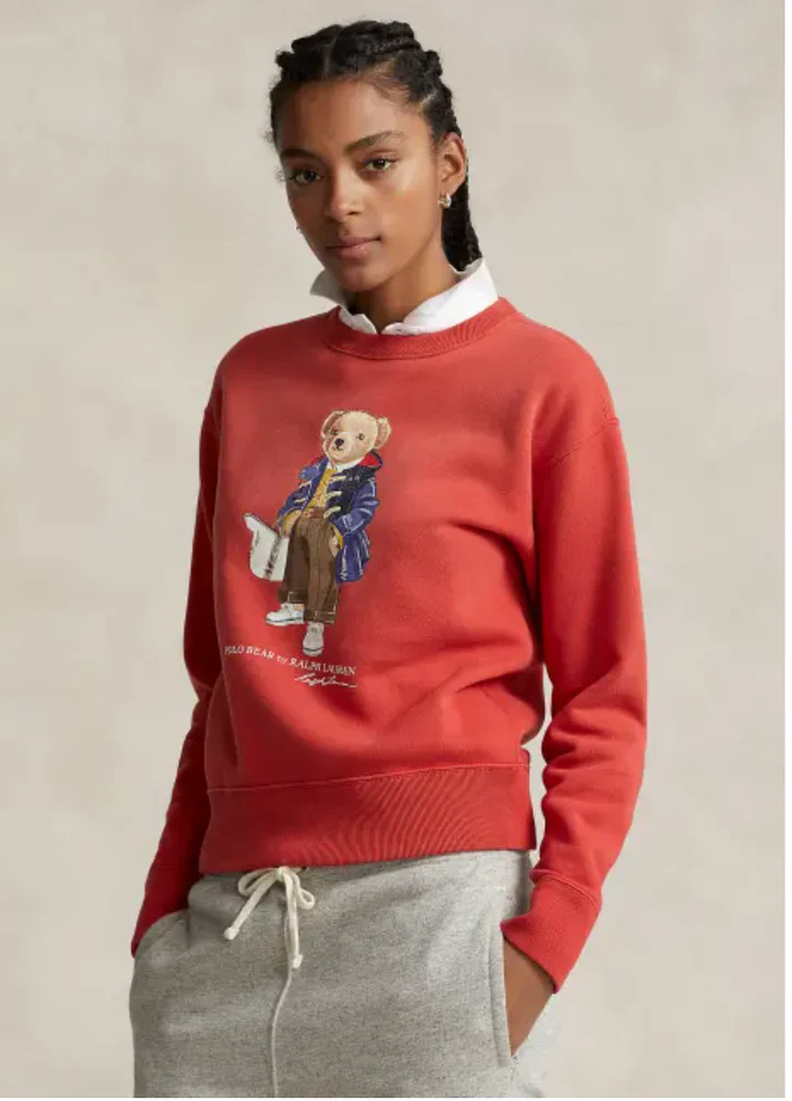 RL Bear Crewneck Sweatshirt (Velvet)