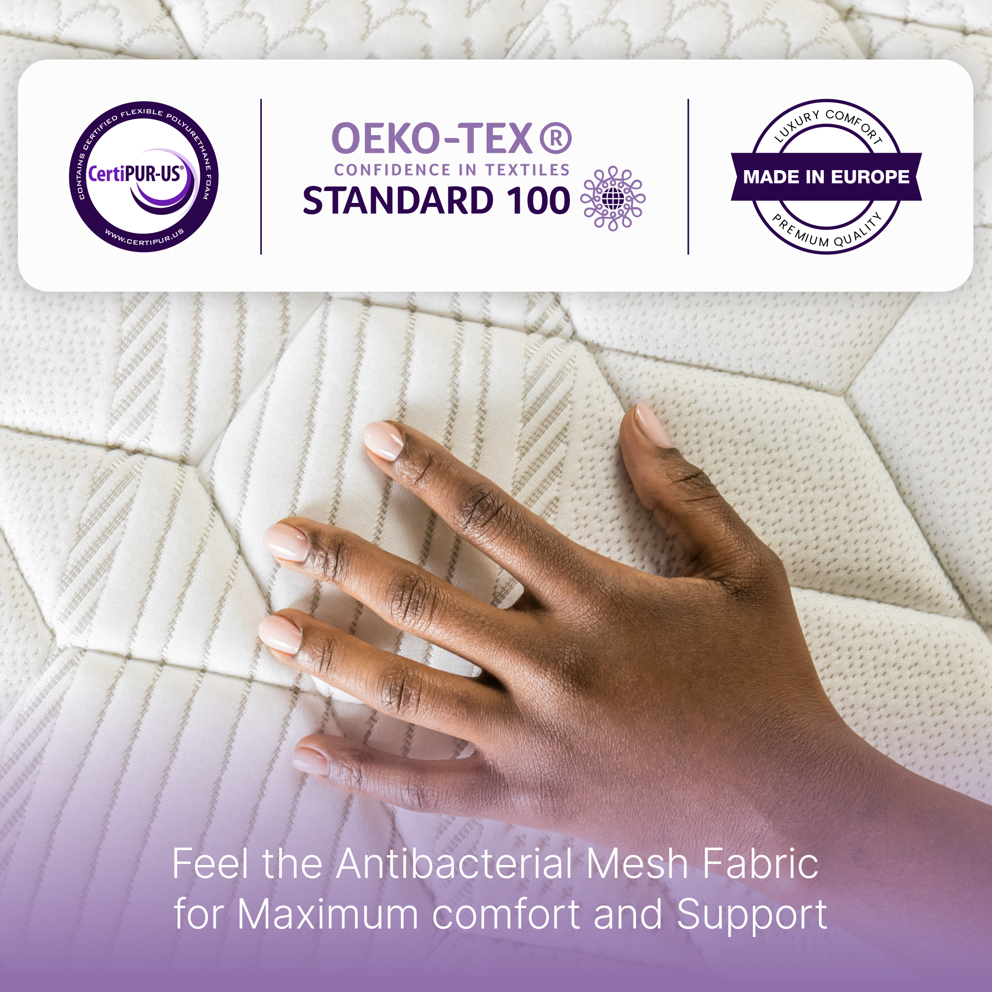 Victoria Cooling Gel And Pocket Coil Hybrid Mattress