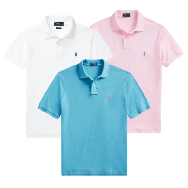 BUY 1, GET 3 – COTTON PIQUÉ POLO SHIRT SET