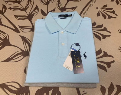 Ralph Laure* Cotton Lapel Short Sleeve POLO Shirt