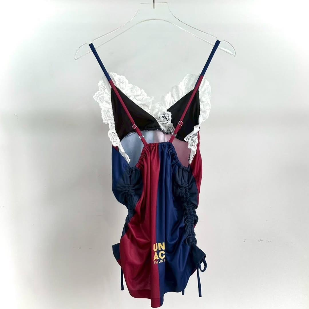 Barcelona suspenders jersey