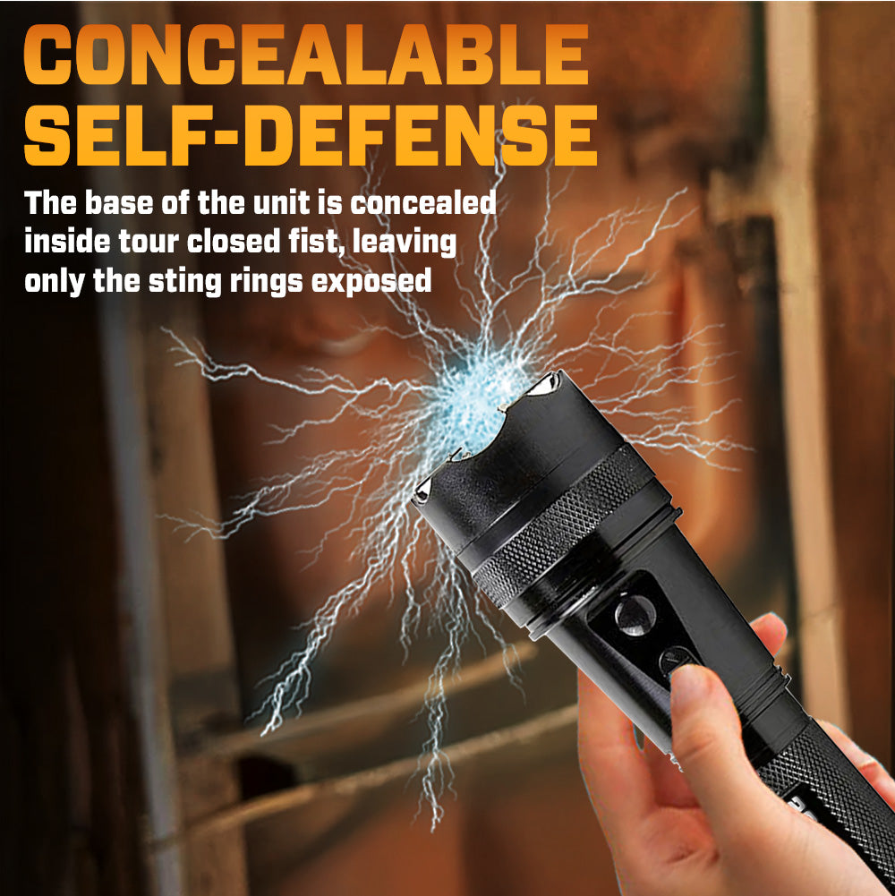 💥 2025 Flash Sale 75% OFF ️🔦 SUPTRUCK™ VoltGuard X95 Tactical Stun Flashlight ⚡ Light in Dark, Power in Danger