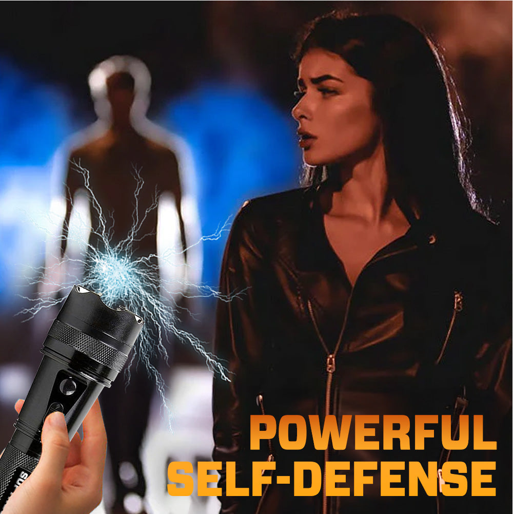 💥 2025 Flash Sale 75% OFF ️🔦 SUPTRUCK™ VoltGuard X95 Tactical Stun Flashlight ⚡ Light in Dark, Power in Danger