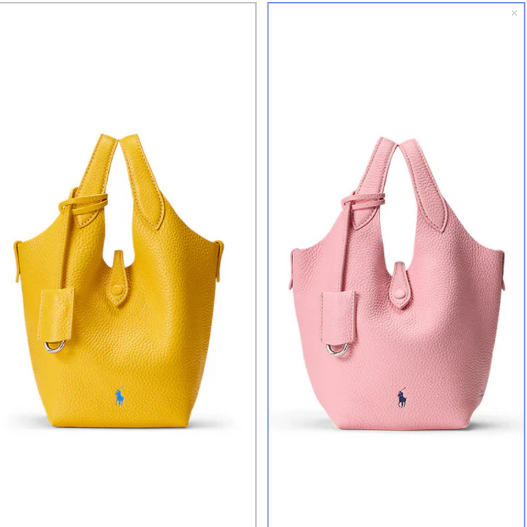 [Super discount store sale!] The hottest popular items now | Super value ★ (Polo Play leather small tote bag and crossbody bag
