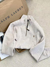 Ralph Lauren* Quarter Zip Sweatshirt （Cotton）