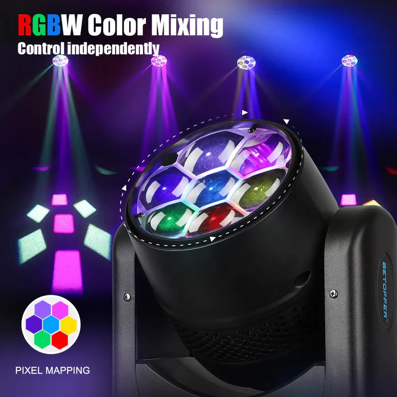 LM0740 7x40w Wash Moving Head Stage Light