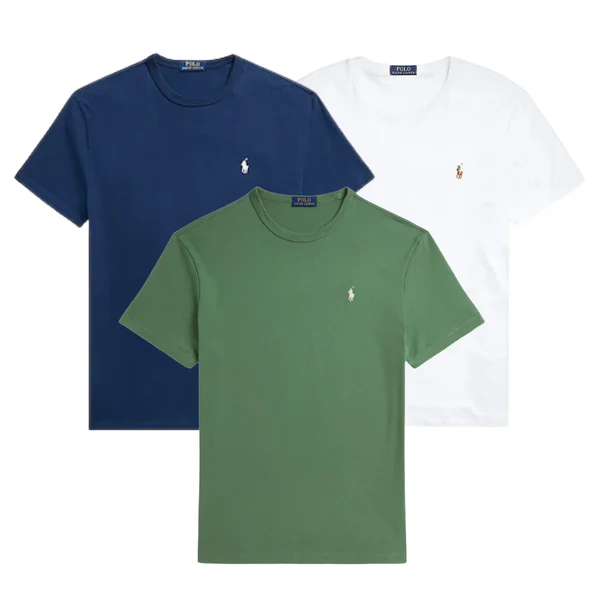 3-PACK – MEN'S SLIM-FIT COTTON T-SHIRTS