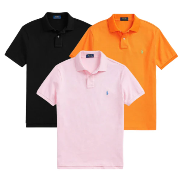BUY 1, GET 3 – COTTON PIQUÉ POLO SHIRT SET