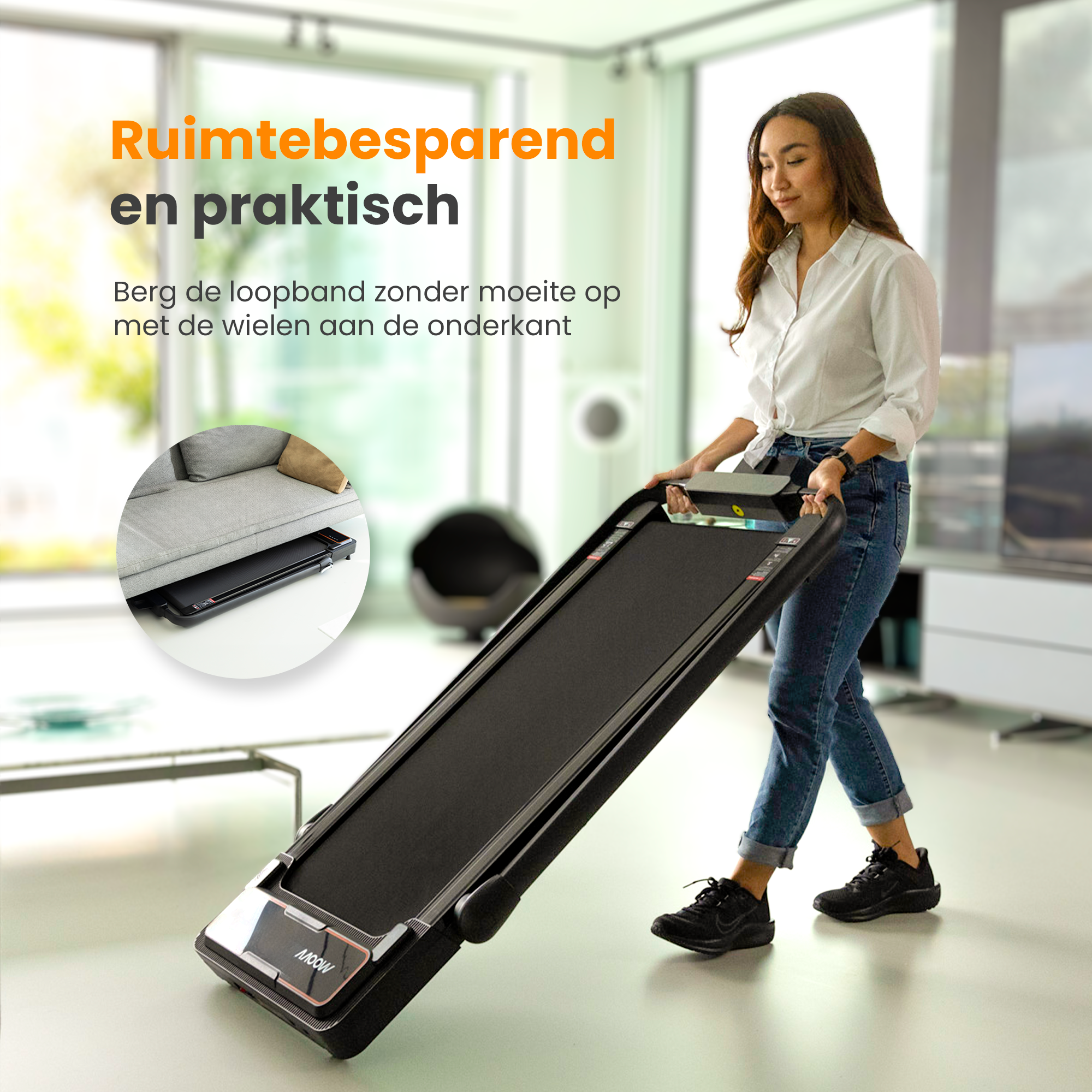 Moovv SmartStep Pro v2 - Loopband Inklapbaar 1-12km/u