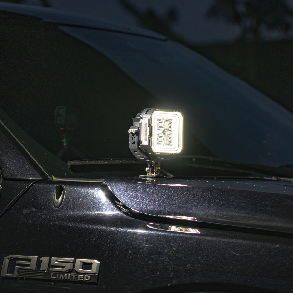 SUPAREE HYPER 5″ LED Off-Road Lights | IP68/69K Waterproof, DRL & Stepped Halo Twin Kit