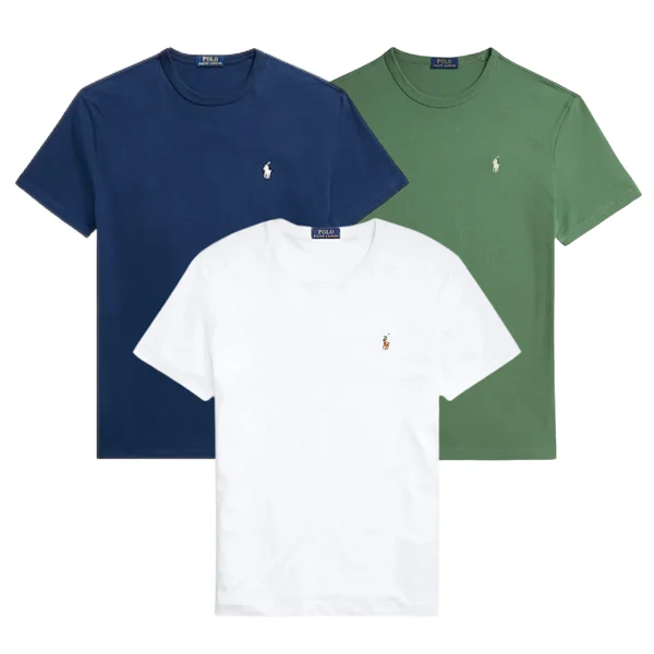 3-PACK – MEN'S SLIM-FIT COTTON T-SHIRTS