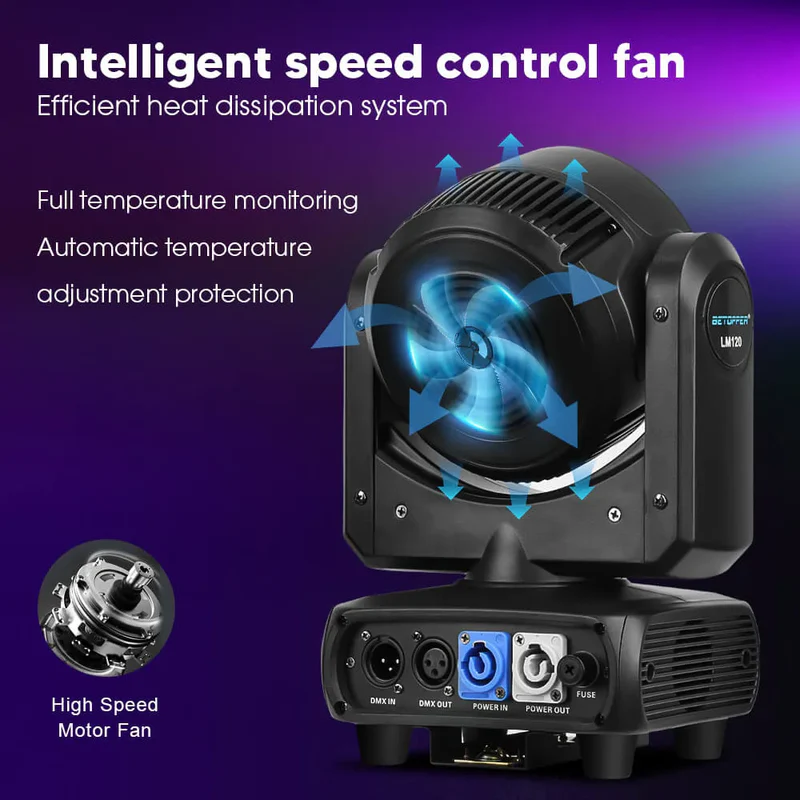 LM120 Demon's Eye 120w Moving Head DJ Light